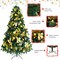 Costway 7.5FT Pre-Lit Artificial Christmas Tree 1100 Tips w/140 Ornaments and 250 Lights